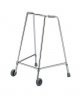 Adjustable Walking Frame with castors Ref: 2113ELC 33-36"