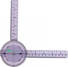 Plastic Goniometer 20cm-0 to 360� per 1� from PhysioOnline.ie - Physiotherapy Ireland