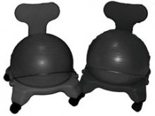 Plastic Ball Chair (With Back) Adult from PhysioOnline.ie - Physiotherapy Ireland