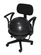 Profi Ball Chair (With Back & With Arms) from PhysioOnline.ie - Physiotherapy Ireland